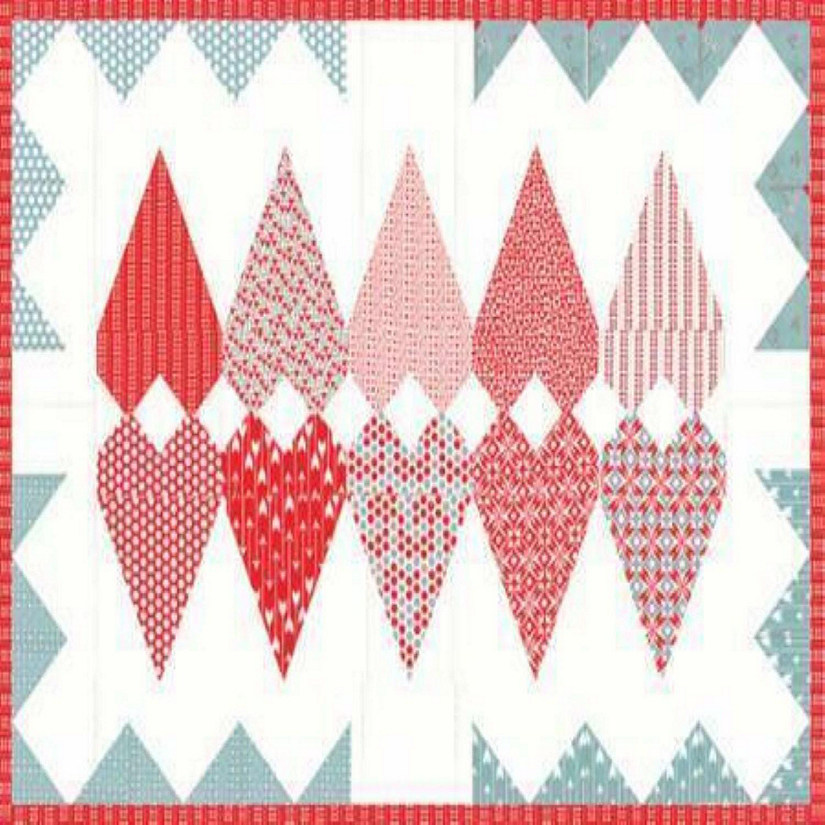 Pattern - Flipped Over You - Valentines Day Pattern by Sandy Gervais Image