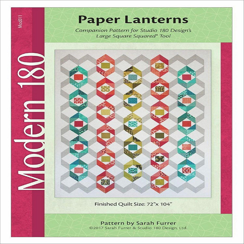 Pattern Paper Lanterns Modern 77'' x 104'' by Sarah Furrer of Studio 180 Designs Image