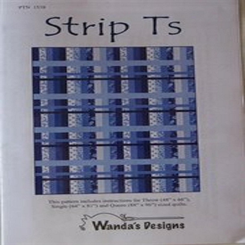 Pattern Strip Ts  A Stunning Quilt using Strips In Three Sizes Image