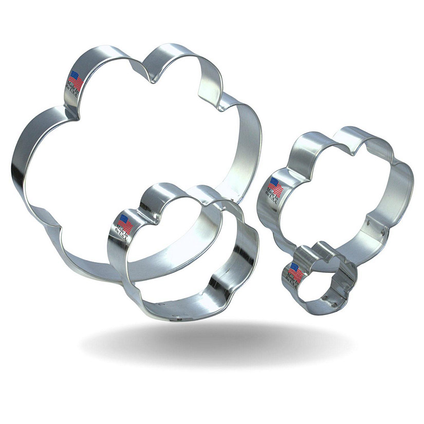 Paw Print Cookie Cutter 4 Pc Set HS0549 Image