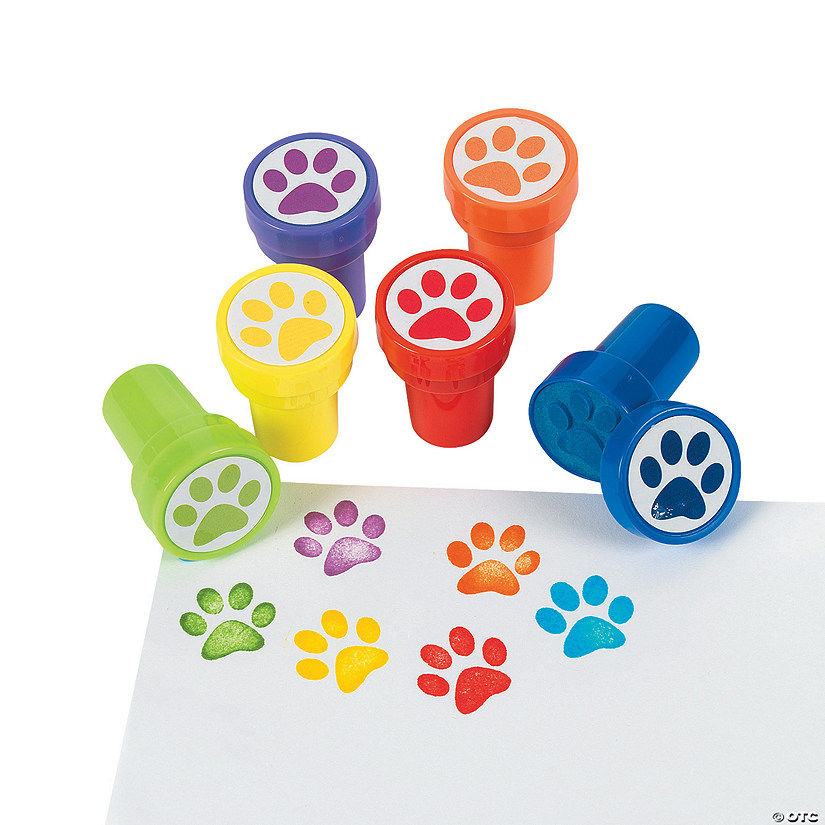 Paw Print Stampers - 24 Pc. - Less Than Perfect Image
