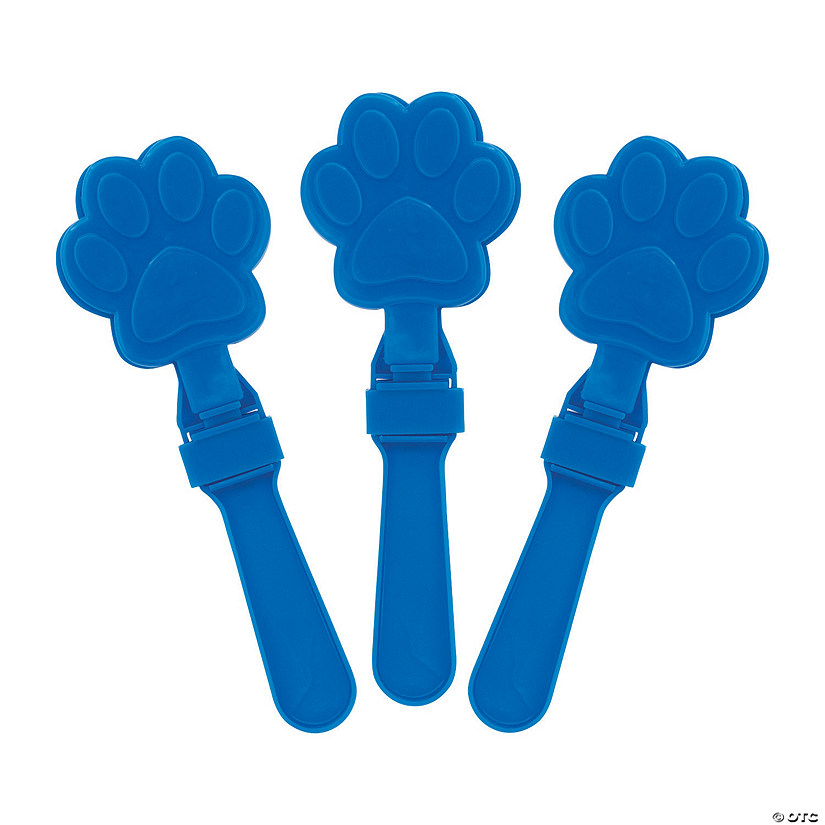 Paw-Shaped Clappers - 12 Pc. Image