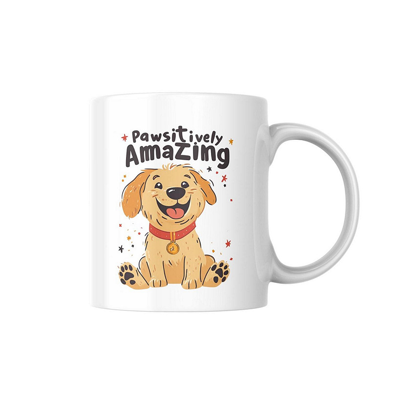 Pawsitively Amazing Mug by Dancing Littles Jungle Image