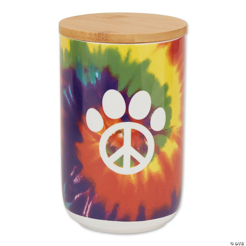 Peace Paw  Ceramic Treat Canister Image