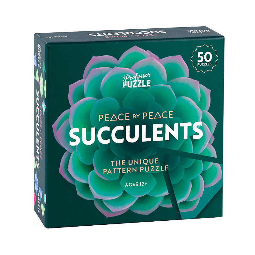 Peace x Peace: Succulents Pattern Puzzle Image