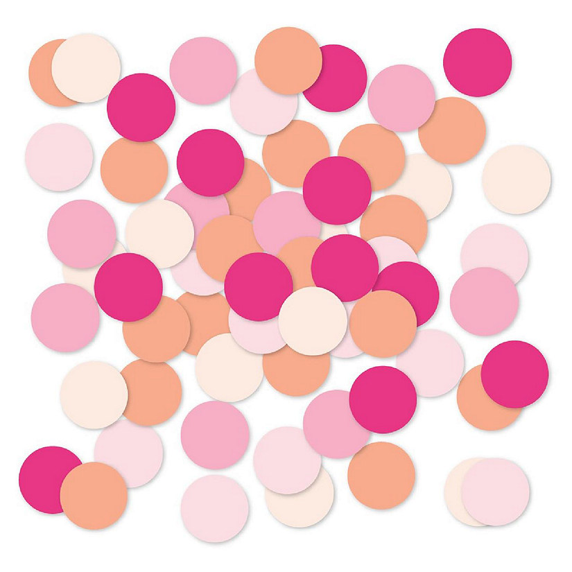 Peach Pink Stylish Confetti 180-Pack Image