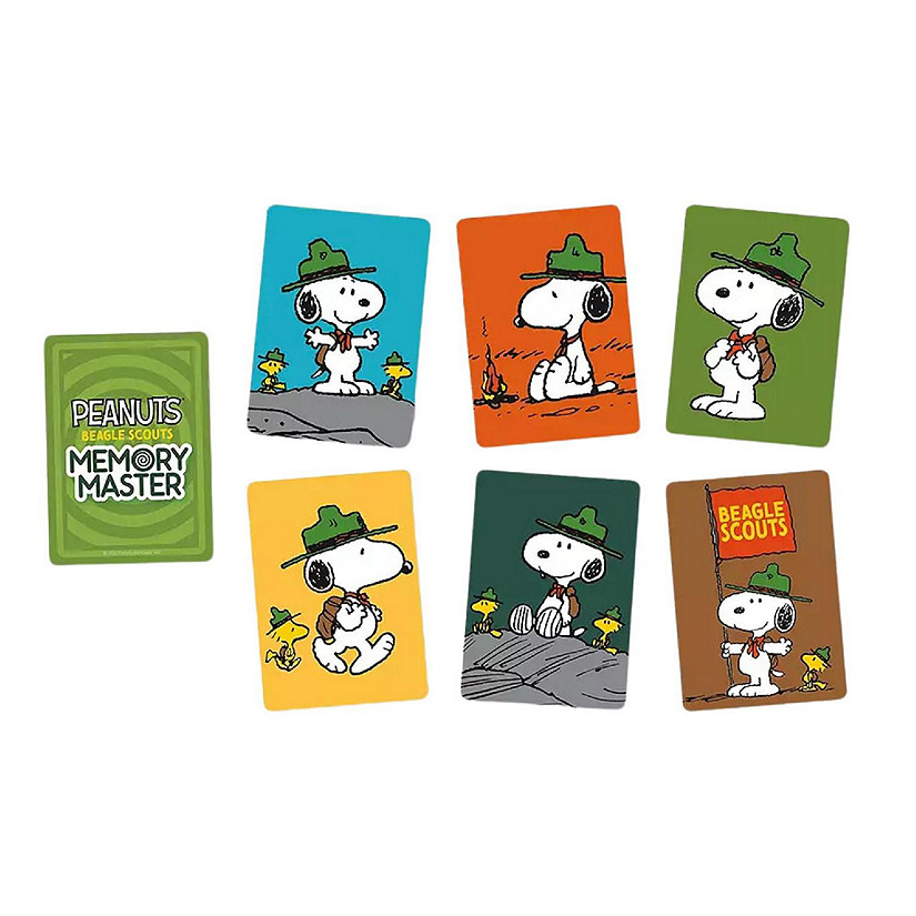 Peanuts Beagle Scouts Memory Master Card Game Image