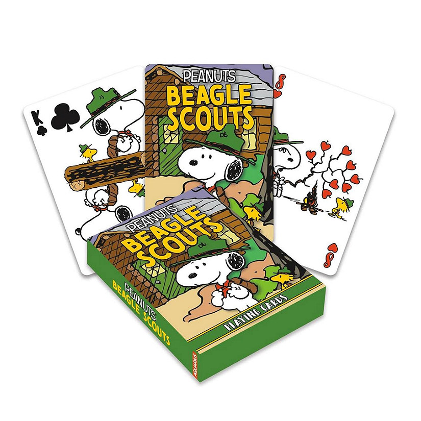 Peanuts Beagle Scouts Playing Cards Image
