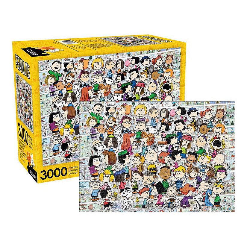 Peanuts Cast 3000 Piece Jigsaw Puzzle Image