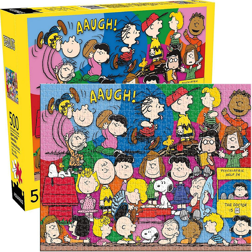 Peanuts Cast 500 Piece Jigsaw Puzzle Image