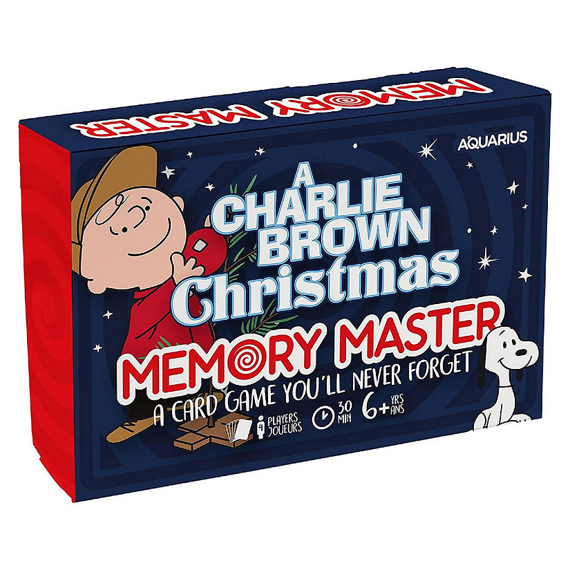 Peanuts Charlie Brown Christmas Memory Master Card Game Image