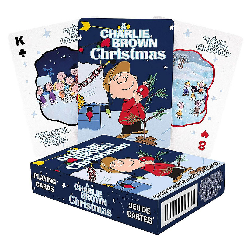 Peanuts Charlie Brown Christmas Playing Cards Image
