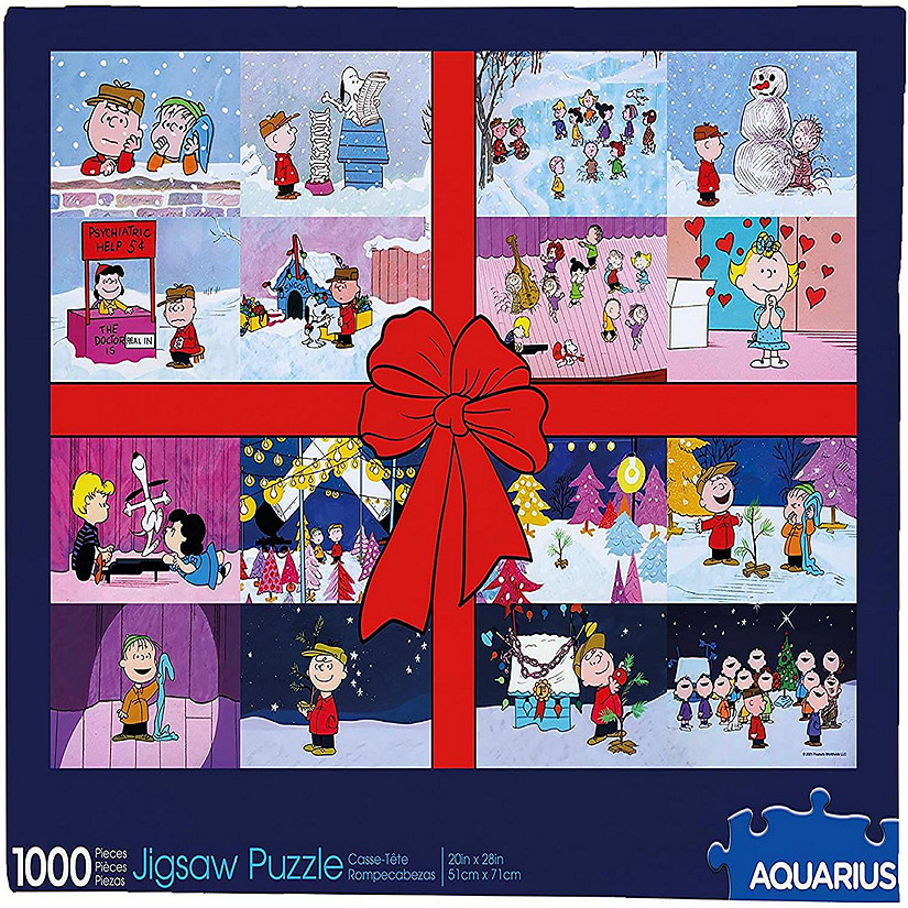 Peanuts Charlie Brown Christmas Present 1000 Piece Jigsaw Puzzle Image