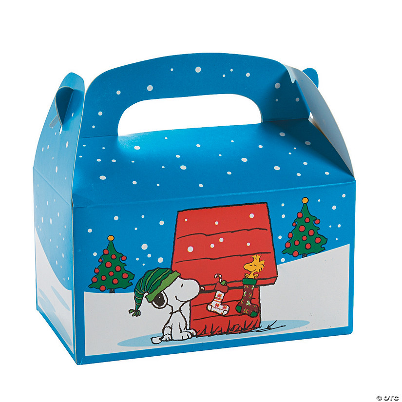 Peanuts&#174; Christmas Favor Boxes - 12 Pc. Image
