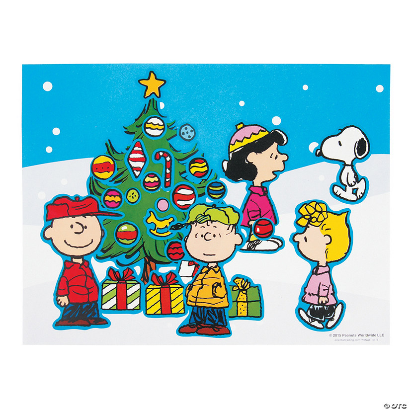 Peanuts&#174; Christmas Sticker Scenes - 12 Pc. Image
