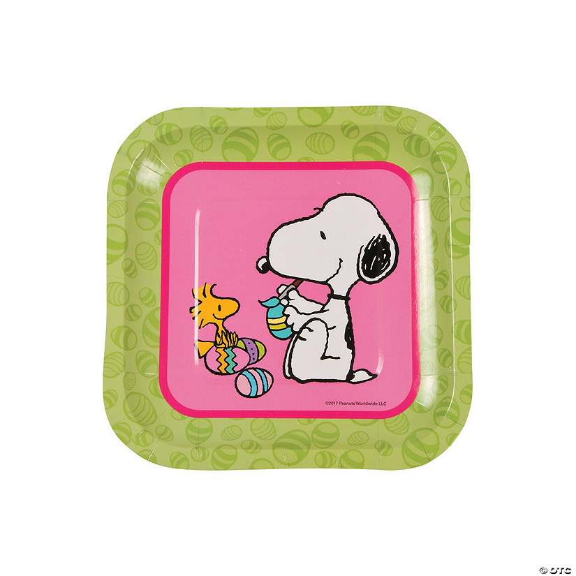 Peanuts® Easter Paper Dessert Plates Oriental Trading