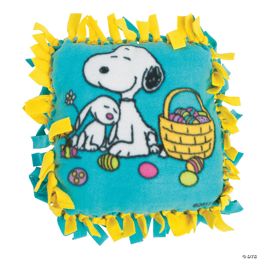 Peanuts&#174; Easter Tied Fleece Pillow Craft Kit Image