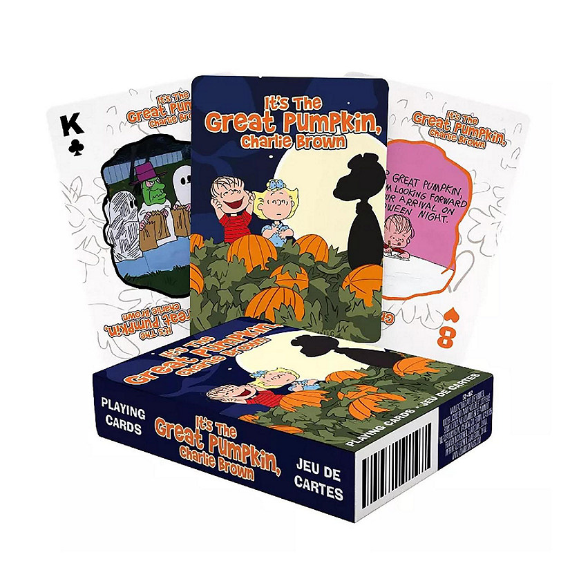Peanuts Great Pumpkin Playing Cards Image