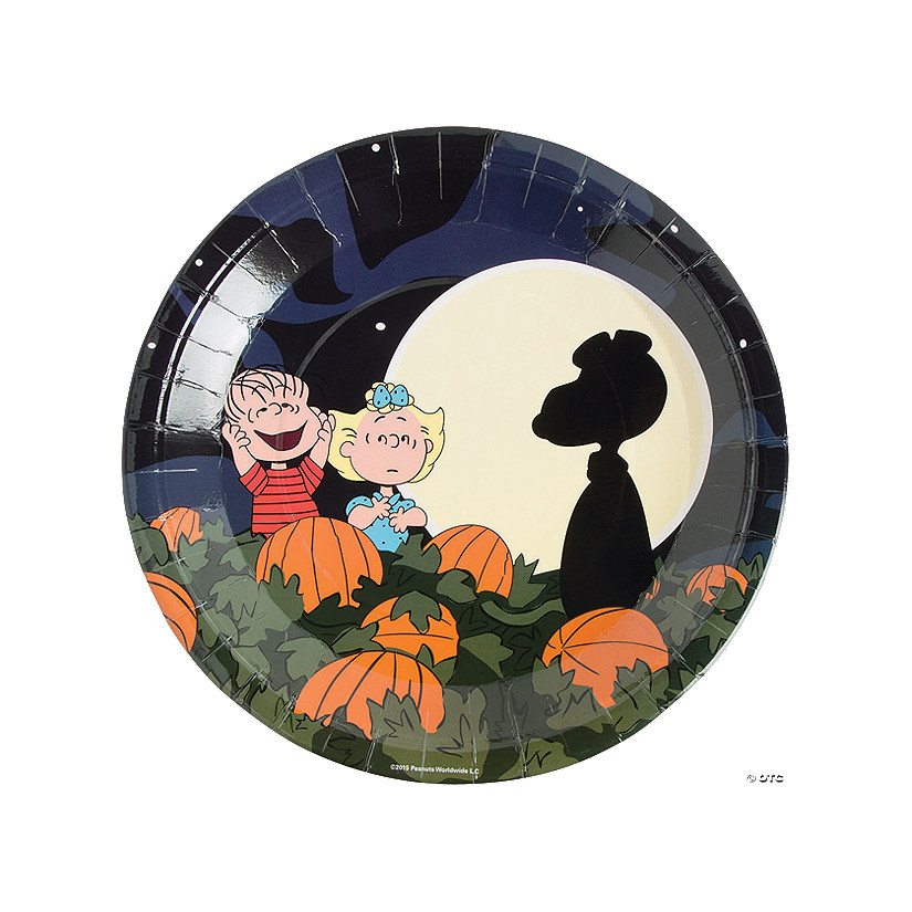 Peanuts&#174; Halloween Paper Dinner Plates - 8 Ct. Image