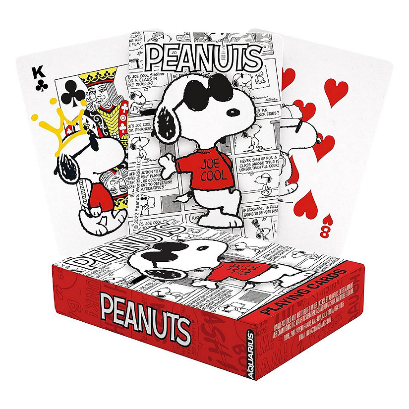 Peanuts Joe Cool Playing Cards Image