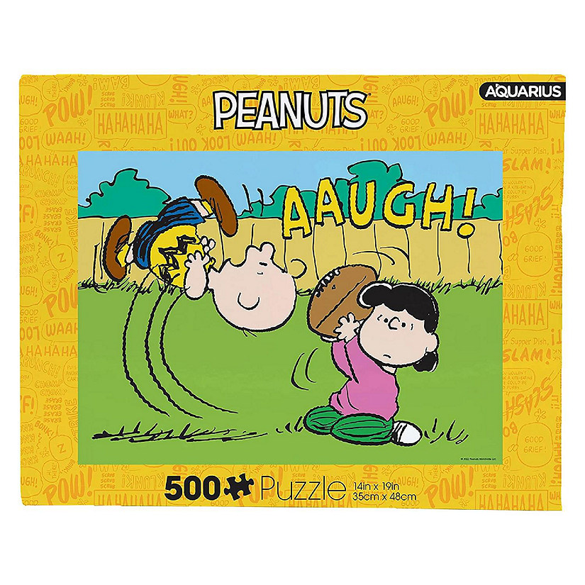 Peanuts Lucy Football 500 Piece Jigsaw Puzzle Image