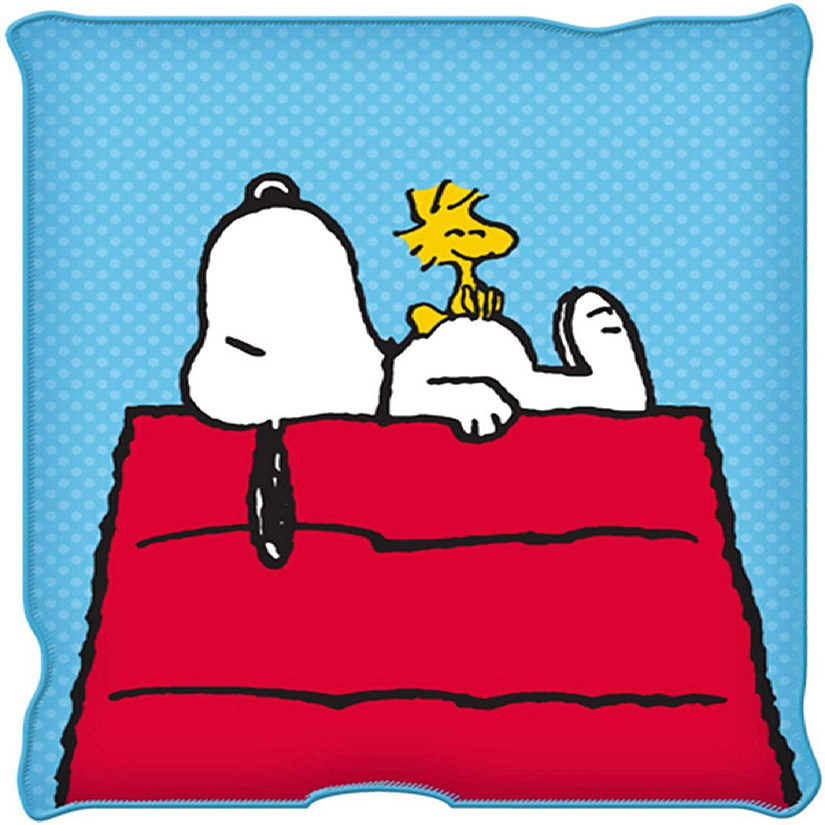 Peanuts Snoopy And Woodstock Fleece Throw Blanket  45 x 60 Inches Image