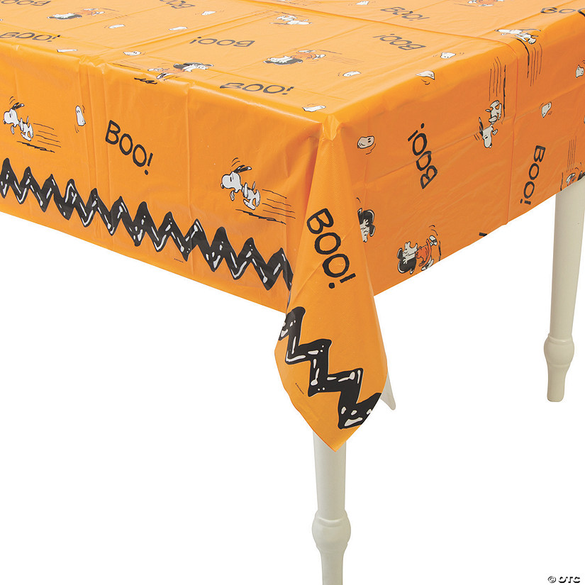 Peanuts ® Halloween Plastic Tablecloth Discontinued