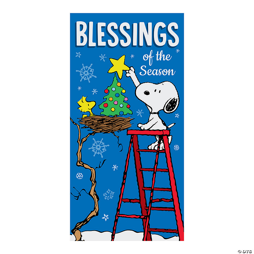 Peanuts<sup>&#174;</sup> Blessings of the Season Door Banner Image
