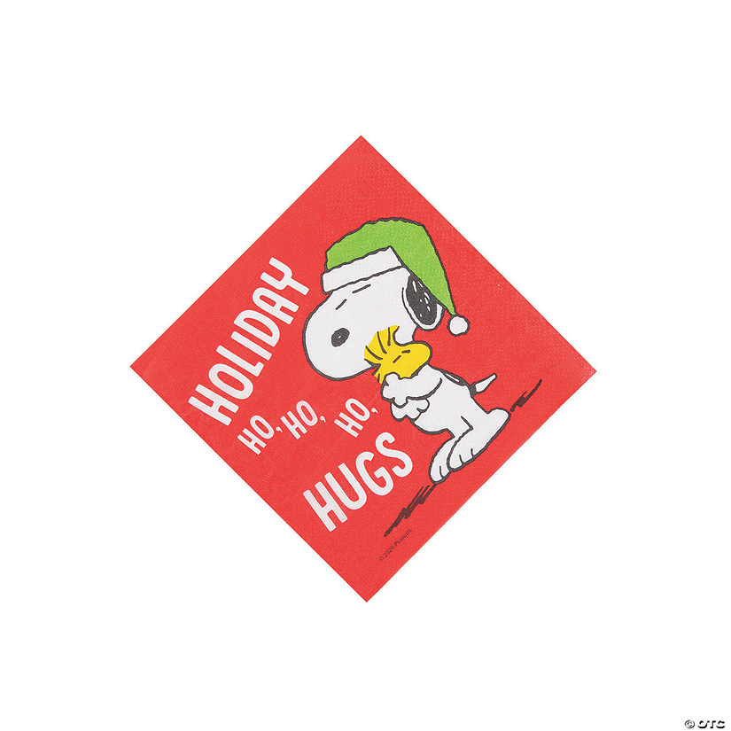 Peanuts<sup>&#174;</sup> Christmas Beverage Napkins Image