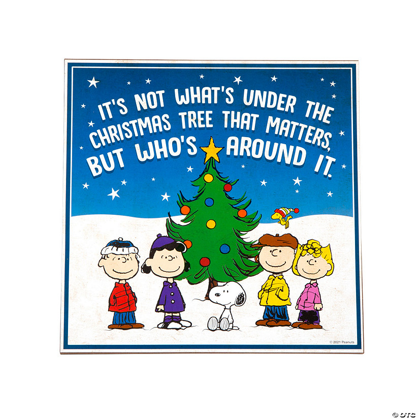 Peanuts<sup>&#174;</sup> Christmas Sign Image