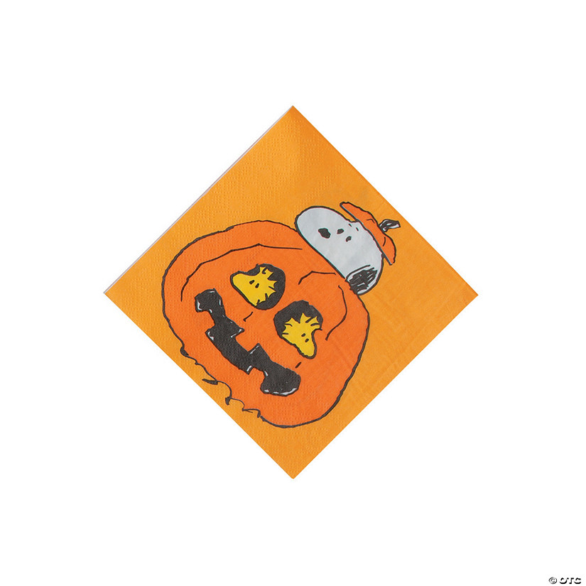 Peanuts<sup>&#174;</sup> Halloween Paper Beverage Napkins - 16 Pc. Image