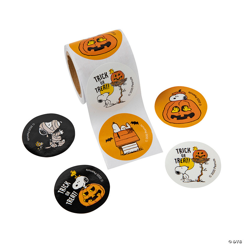Peanuts® Halloween Snoopy Sticker Roll 100 Pc. Oriental Trading
