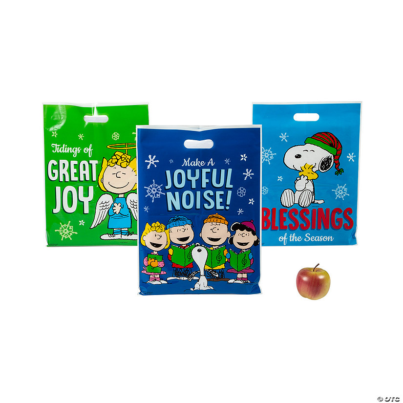 Peanuts<sup>&#174;</sup> Religious Christmas Goody Bags - 50 Pc. Image