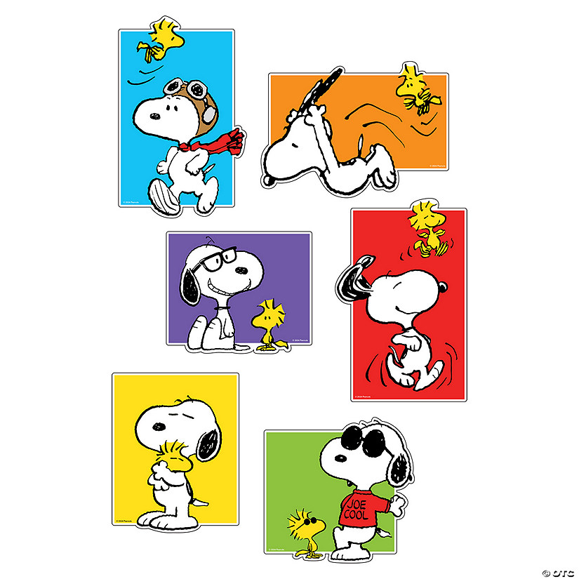 Peanuts<sup>&#174;</sup> Snoopy & Woodstock Wall Cutouts - 6 Pc. Image