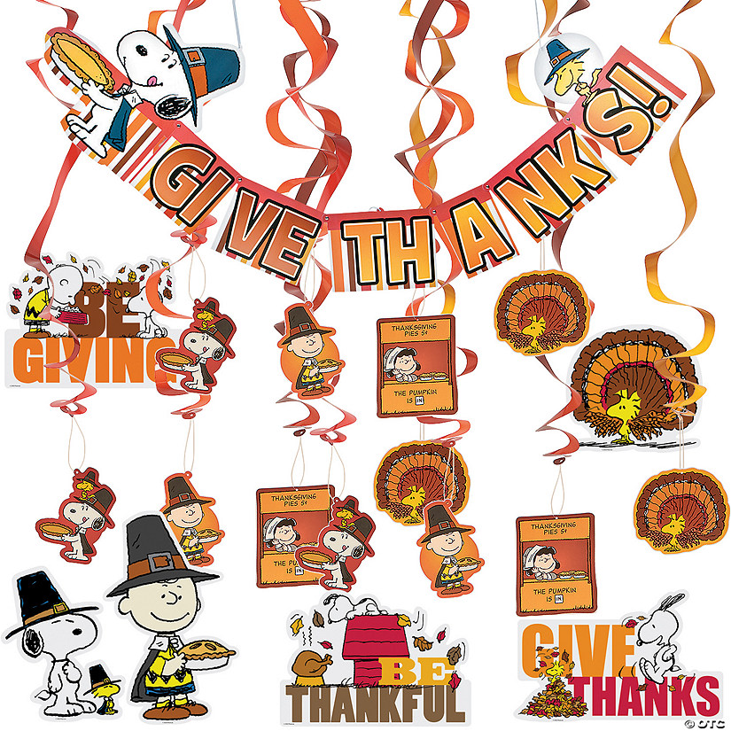 Peanuts ® Thanksgiving Decorating Kit 19 Pc.