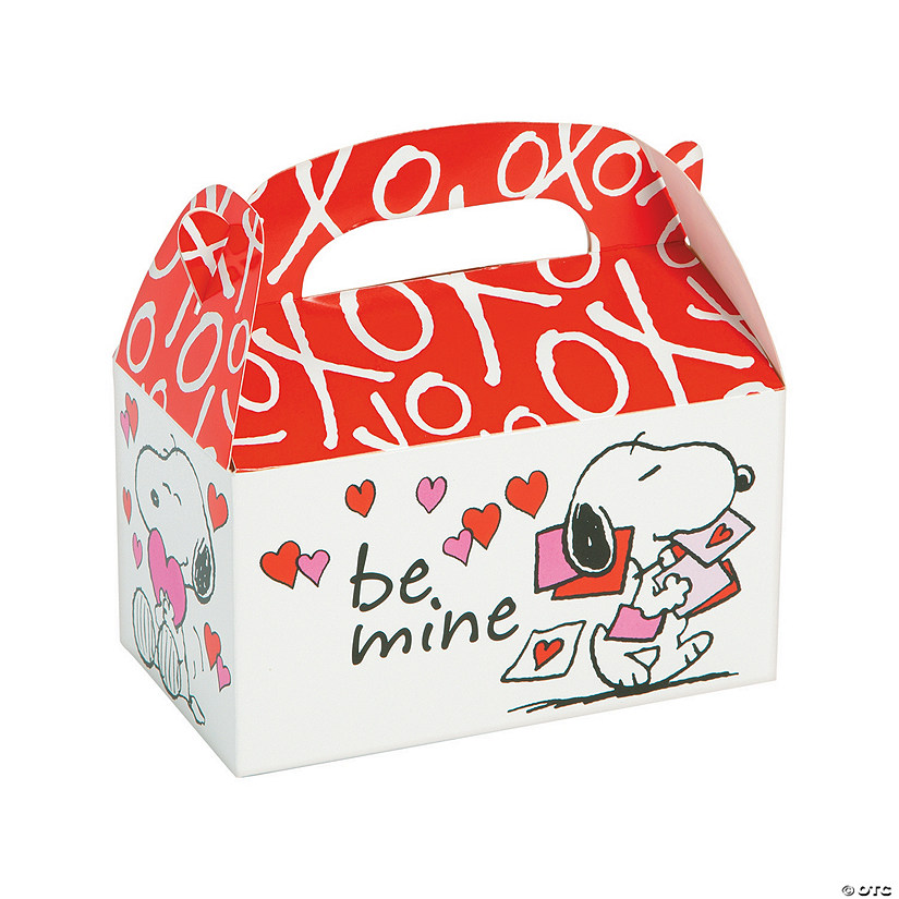 Peanuts<sup>&#174;</sup> Valentine Favor Boxes - 12 Pc. Image