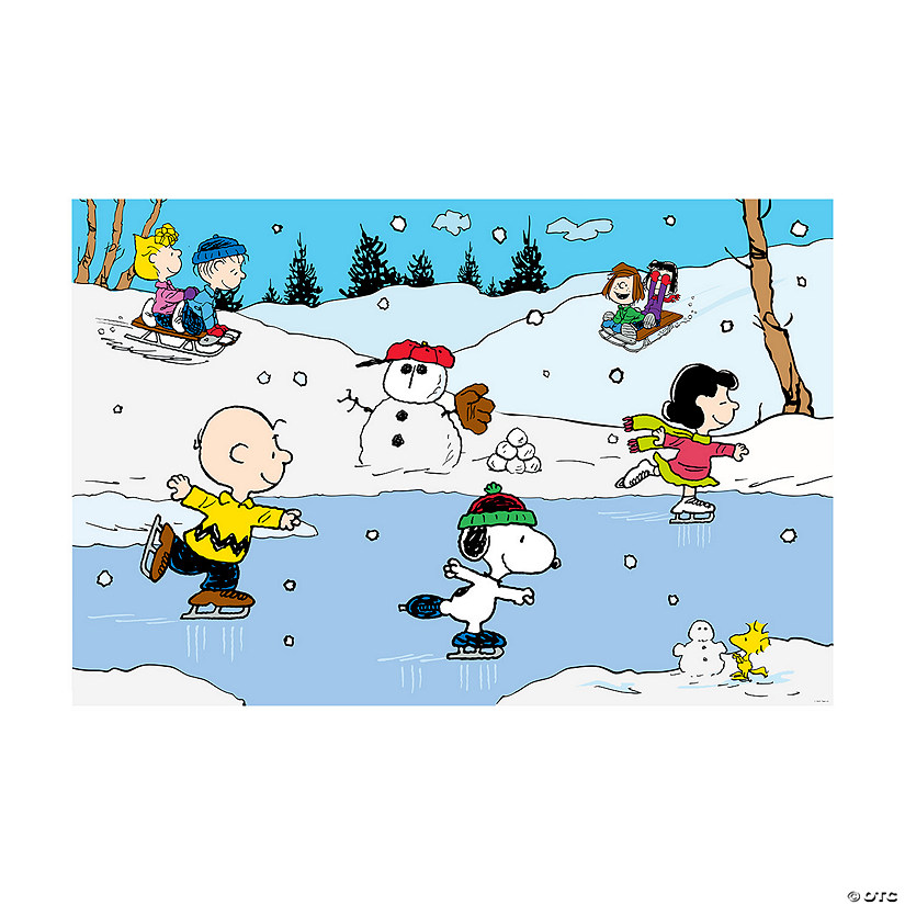 Peanuts<sup>&#174;</sup> Winter Backdrop Banner - 3 Pc. Image