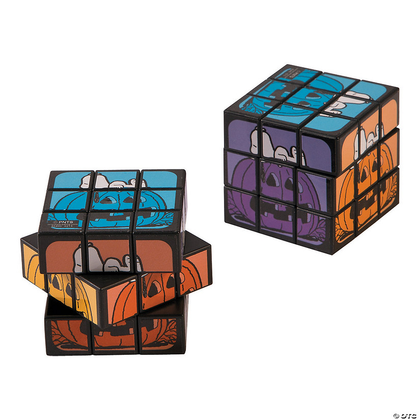 Peanuts® Halloween Mini Puzzle Cubes Oriental Trading
