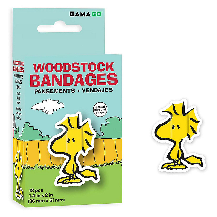 Peanuts Woodstock GAMAGO Bandages  Set of 18 Image