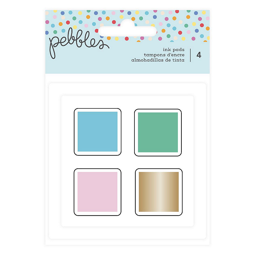 Pebbles All The Cake Ink Pads-4/Pkg Image