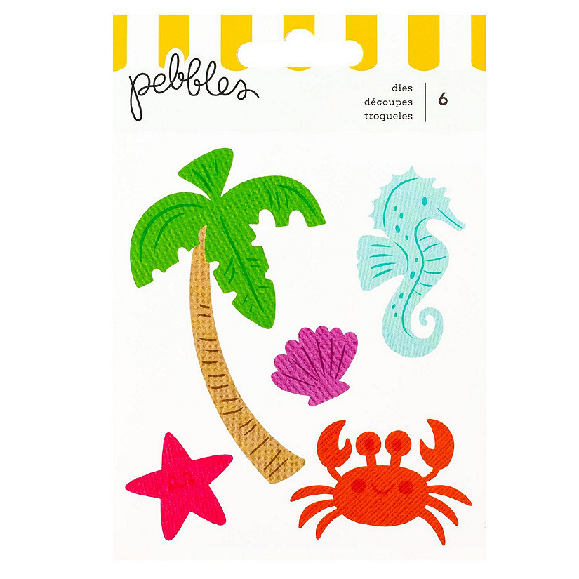 Pebbles Fun In The Sun Metal Die Set-6/Pkg Image