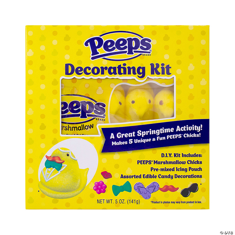 Peeps<sup>&#174;</sup> Marshmallow Chicks Decorating Kit - 6 Pc. Image
