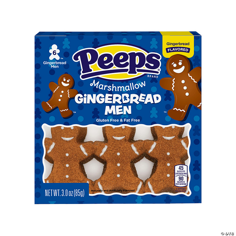 PEEPS<sup>&amp;#174;</sup> Marshmallow Gingerbread Men - 6 Pc. Image