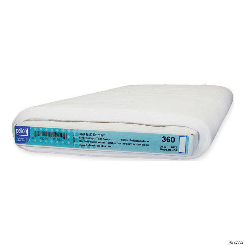 Pellon E-Z Stitch Tear Away Embroidery Stabilizer-White 20"X15yd FOB: MI Image