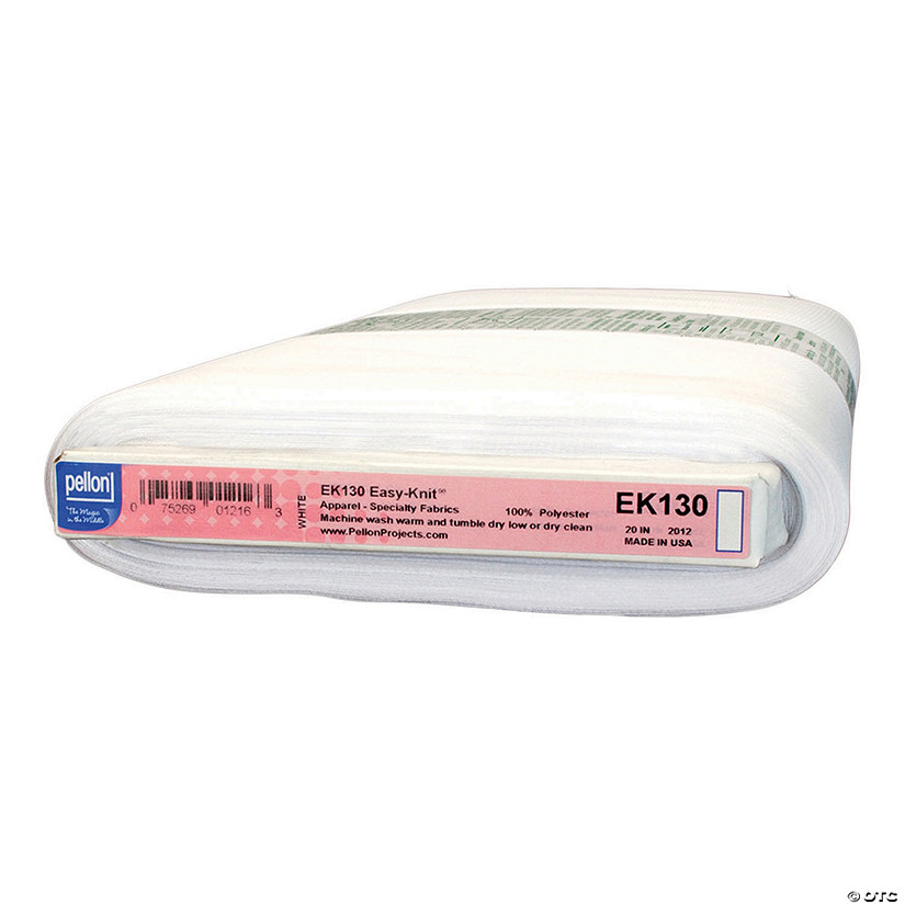 Pellon Easy-Knit Fusible Tricot Interfacing - White, 19/20" x 25yd Image