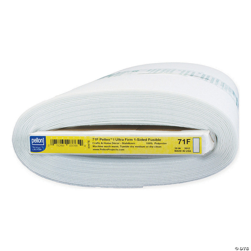 Pellon Peltex 1-Sided Fusible Interfacing - White, 20" x 10yd Image