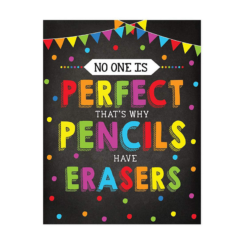 Pencils Have Erasers for Reason 8.5x11in Image