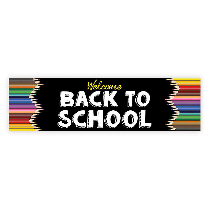 Pencils Welcome Back - 13 x 48 Inch Image