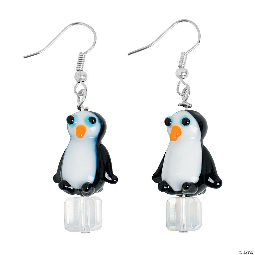 Penguin Lampwork Earring Kit Discontinued