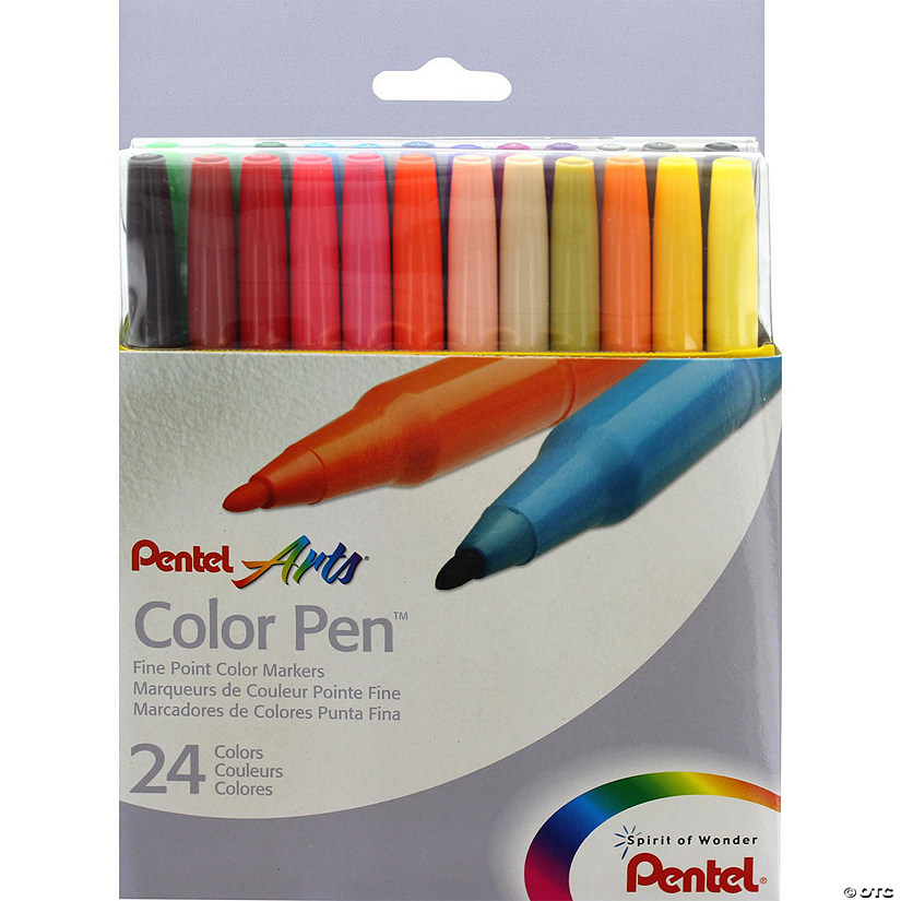 Pentel Arts Color Pen Set 24pc | Oriental Trading